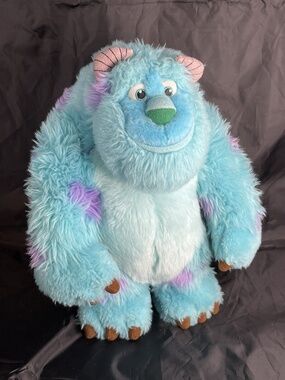 Monsters Inc. Pixar Sulley Sully Sullivan 14” Disney Parks Plush Soft Eyes
